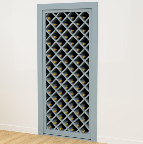 A Wine Rack Door style With a Unique Design