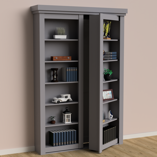 Style 1 Wall Mount Bookcase