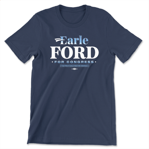Earle Ford (Unisex Navy Tee)