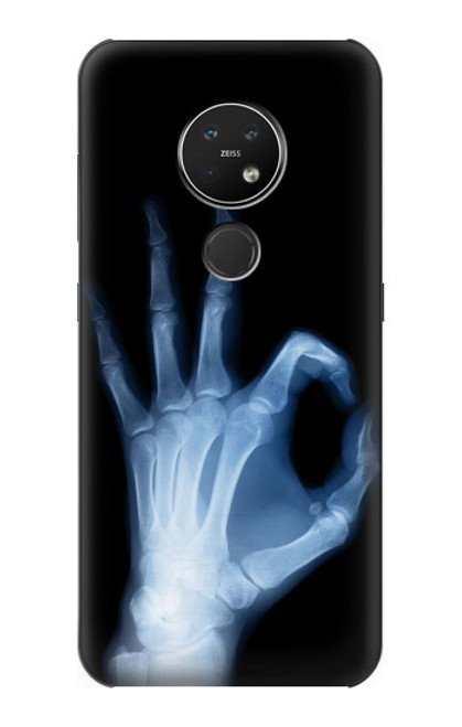 S3239 X-Ray Hand Sign OK Funda Carcasa Case para Nokia 7.2