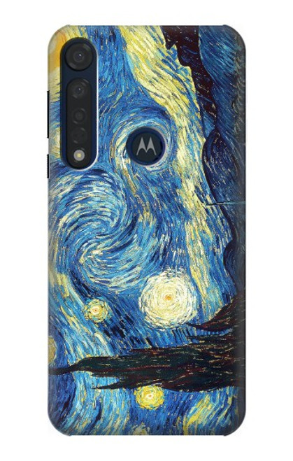 S0213 Van Gogh Starry Nights Funda Carcasa Case para Motorola Moto G8 Plus