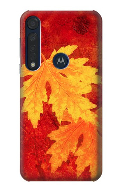 S0479 Maple Leaf Funda Carcasa Case para Motorola Moto G8 Plus