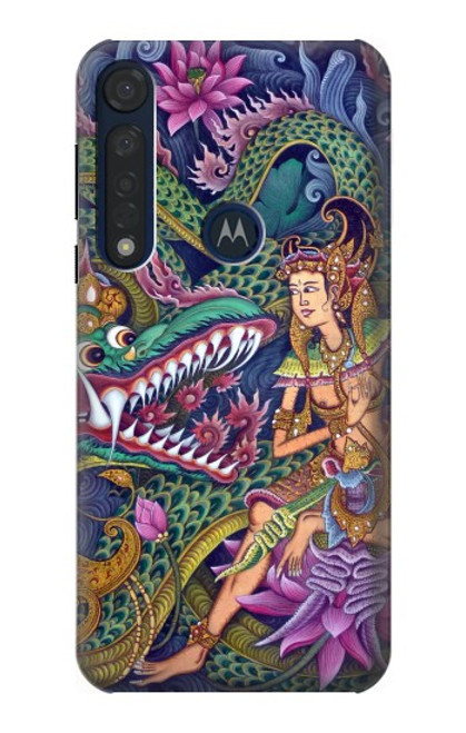 S1240 Bali Painting Funda Carcasa Case para Motorola Moto G8 Plus