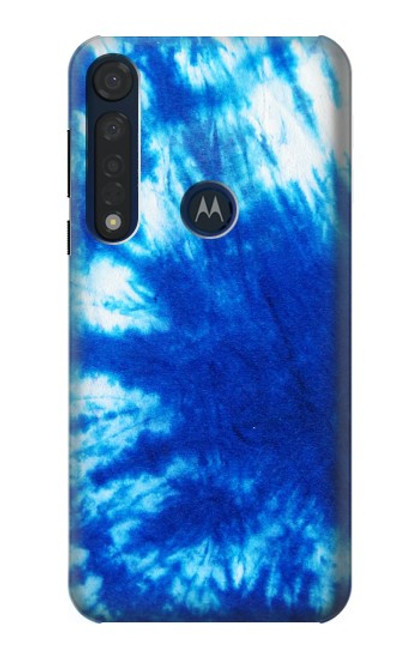 S1869 Tie Dye Blue Funda Carcasa Case para Motorola Moto G8 Plus