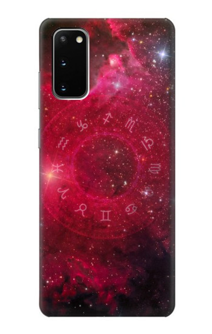 S3368 Zodiac Red Galaxy Funda Carcasa Case para Samsung Galaxy S20