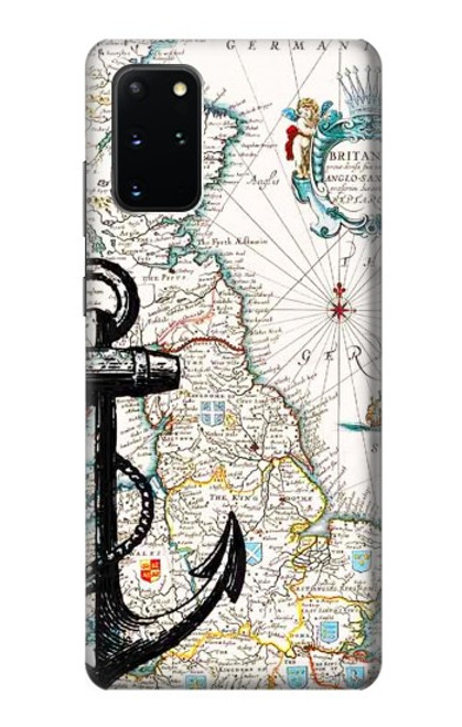 S1962 Nautical Chart Funda Carcasa Case para Samsung Galaxy S20 Plus, Galaxy S20+