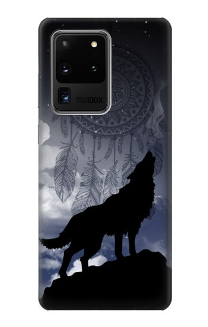 S3011 Dream Catcher Wolf Howling Funda Carcasa Case para Samsung Galaxy S20 Ultra