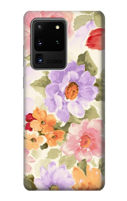 S3035 Sweet Flower Painting Funda Carcasa Case para Samsung Galaxy S20 Ultra