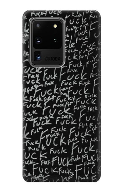 S3478 Funny Words Blackboard Funda Carcasa Case para Samsung Galaxy S20 Ultra