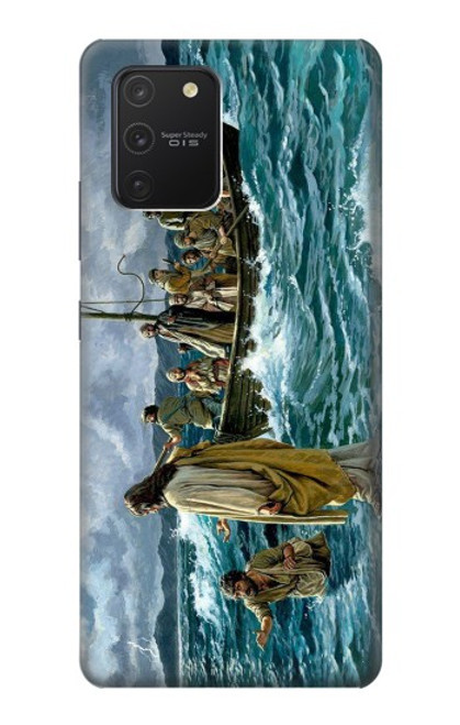 S1722 Jesus Walk on The Sea Funda Carcasa Case para Samsung Galaxy S10 Lite