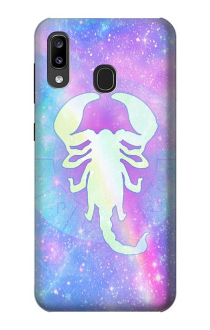 S3267 Zodiac Scorpio Funda Carcasa Case para Samsung Galaxy A20, Galaxy A30