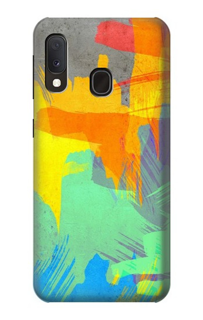 S3423 Brush Stroke Funda Carcasa Case para Samsung Galaxy A20e