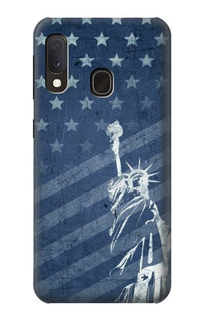 S3450 US Flag Liberty Statue Funda Carcasa Case para Samsung Galaxy A20e