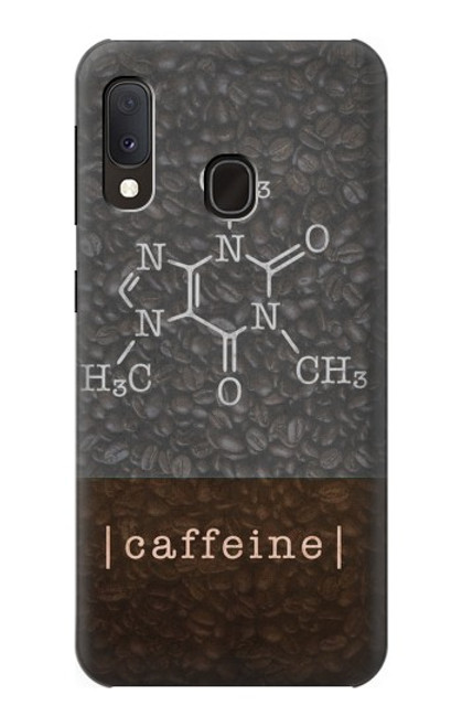 S3475 Caffeine Molecular Funda Carcasa Case para Samsung Galaxy A20e