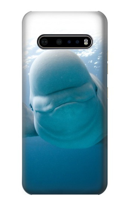 S1801 Beluga Whale Smile Whale Funda Carcasa Case para LG V60 ThinQ 5G