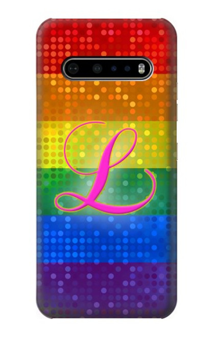 S2900 Rainbow LGBT Lesbian Pride Flag Funda Carcasa Case para LG V60 ThinQ 5G