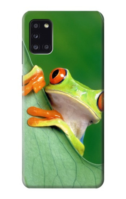 S1047 Little Frog Funda Carcasa Case para Samsung Galaxy A31