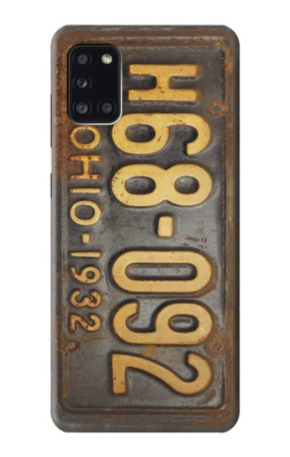 S3228 Vintage Car License Plate Funda Carcasa Case para Samsung Galaxy A31