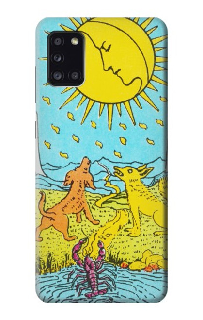 S3435 Tarot Card Moon Funda Carcasa Case para Samsung Galaxy A31