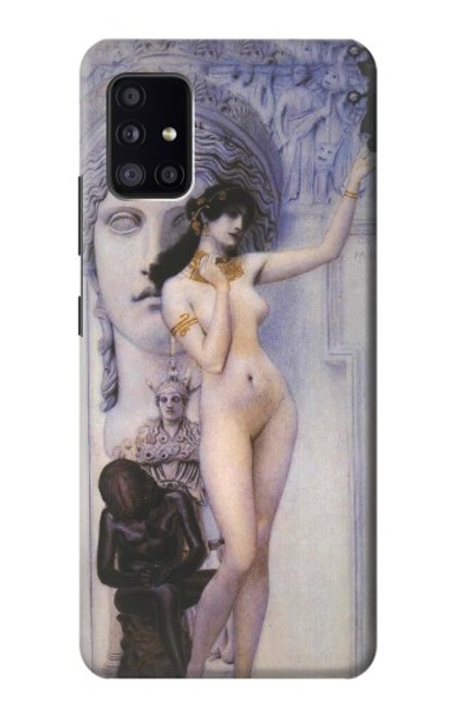 S3353 Gustav Klimt Allegory of Sculpture Funda Carcasa Case para Samsung Galaxy A41