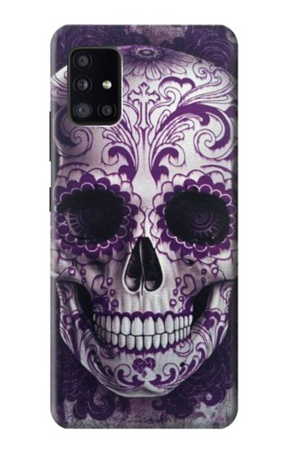S3582 Purple Sugar Skull Funda Carcasa Case para Samsung Galaxy A41