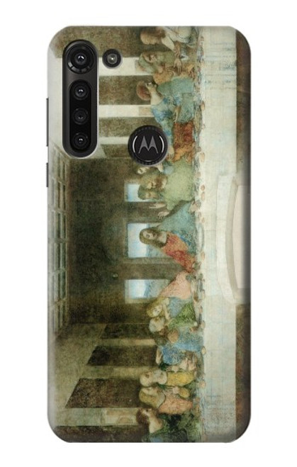 S0173 Leonardo DaVinci The Last Supper Funda Carcasa Case para Motorola Moto G8 Power