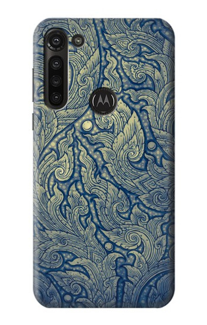 S0568 Thai Art Funda Carcasa Case para Motorola Moto G8 Power