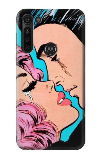 S3469 Pop Art Funda Carcasa Case para Motorola Moto G8 Power