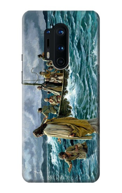 S1722 Jesus Walk on The Sea Funda Carcasa Case para OnePlus 8 Pro