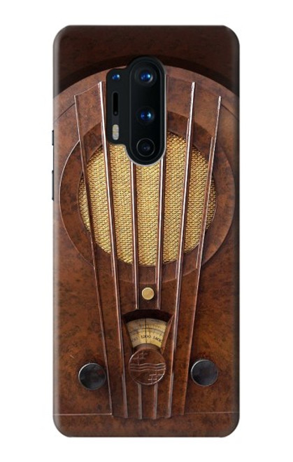 S2655 Vintage Bakelite Deco Radio Funda Carcasa Case para OnePlus 8 Pro