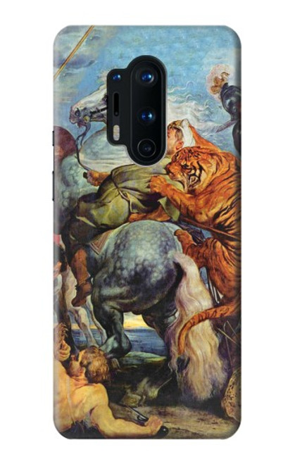 S3331 Peter Paul Rubens Tiger und Lowenjagd Funda Carcasa Case para OnePlus 8 Pro