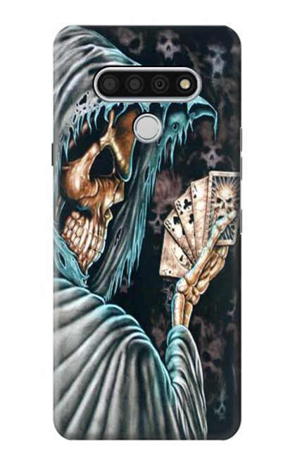 S0748 Grim Reaper Death Poker Funda Carcasa Case para LG Stylo 6