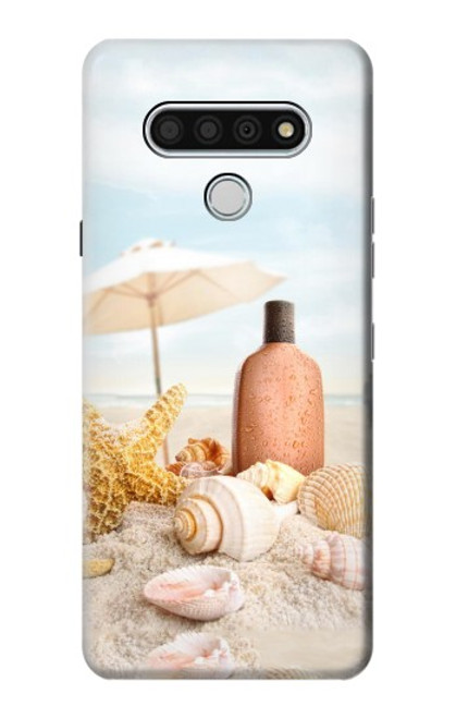 S1425 Seashells on The Beach Funda Carcasa Case para LG Stylo 6