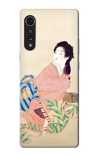 S0889 Japan Art Kimono Funda Carcasa Case para LG Velvet