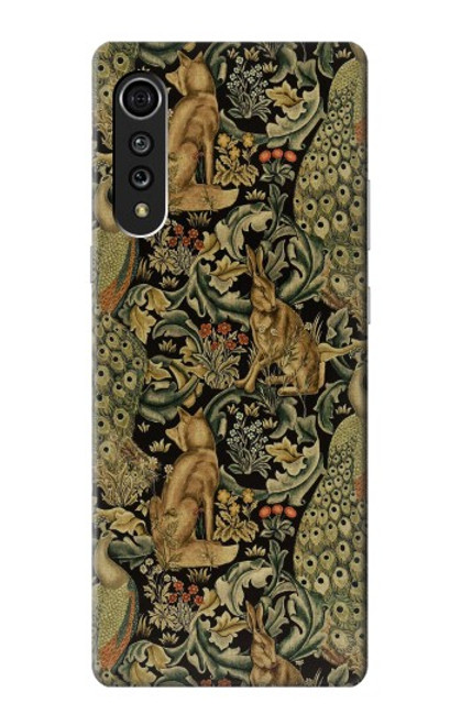 S3661 William Morris Forest Velvet Funda Carcasa Case para LG Velvet