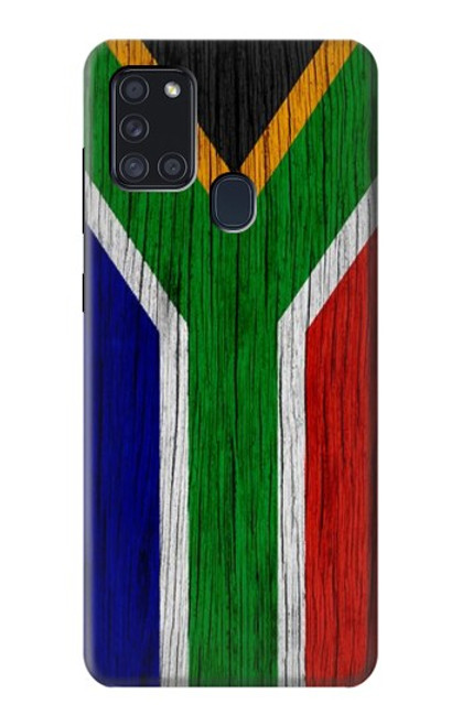 S3464 South Africa Flag Funda Carcasa Case para Samsung Galaxy A21s