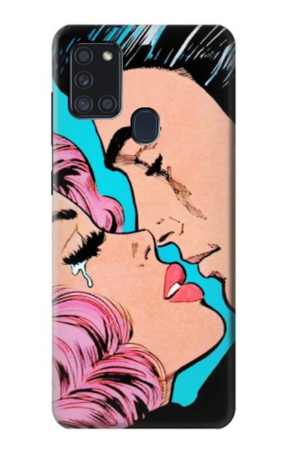 S3469 Pop Art Funda Carcasa Case para Samsung Galaxy A21s