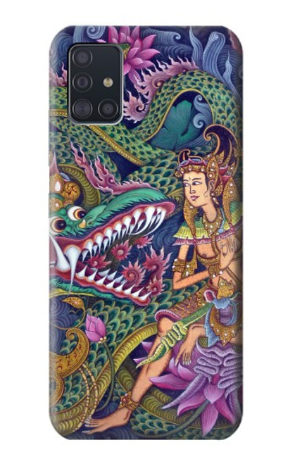 S1240 Bali Painting Funda Carcasa Case para Samsung Galaxy A51 5G