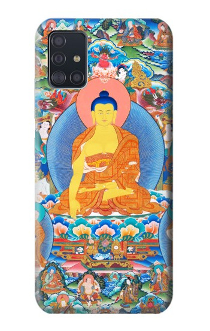 S1256 Buddha Paint Funda Carcasa Case para Samsung Galaxy A51 5G