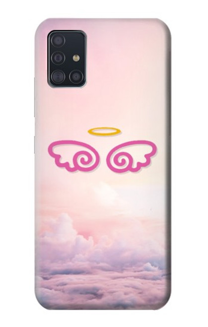 S2514 Cute Angel Wings Funda Carcasa Case para Samsung Galaxy A51 5G