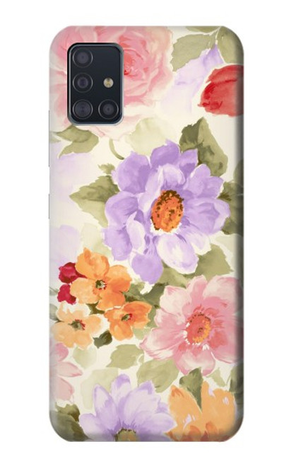 S3035 Sweet Flower Painting Funda Carcasa Case para Samsung Galaxy A51 5G