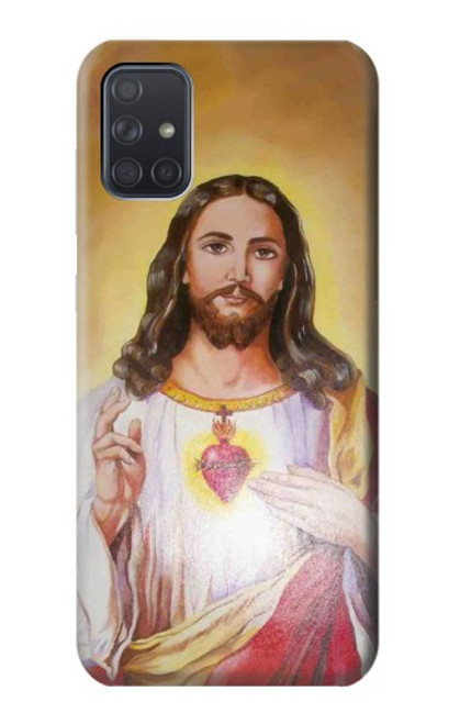 S0798 Jesus Funda Carcasa Case para Samsung Galaxy A71 5G