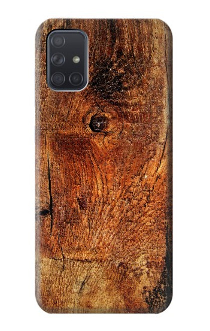 S1140 Wood Skin Graphic Funda Carcasa Case para Samsung Galaxy A71 5G