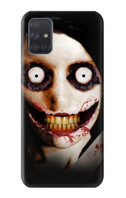 S1344 Jeff the Killer Funda Carcasa Case para Samsung Galaxy A71 5G