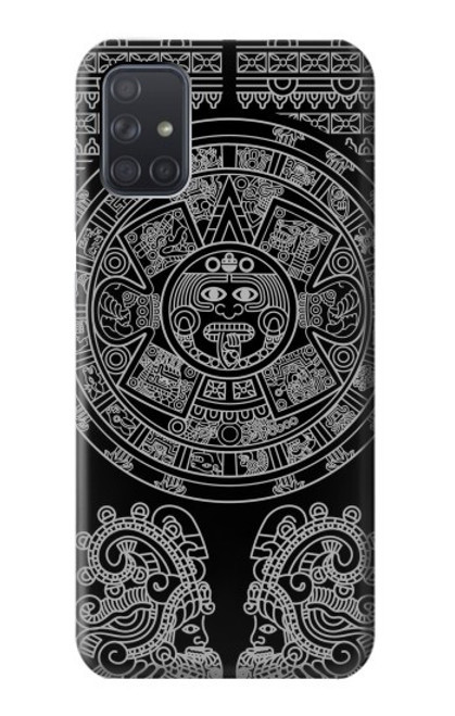 S1838 Mayan Pattern Funda Carcasa Case para Samsung Galaxy A71 5G