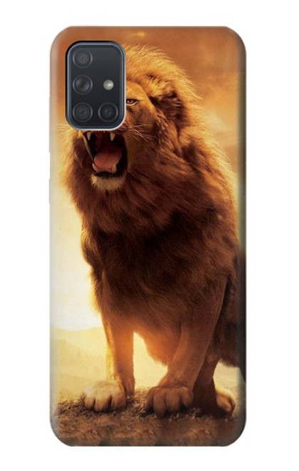 S1957 Lion Aslan Funda Carcasa Case para Samsung Galaxy A71 5G