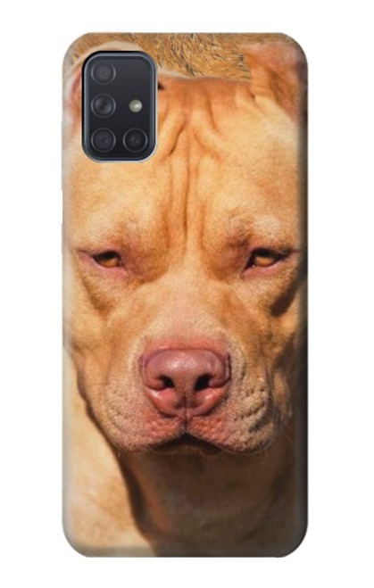 S2903 American Pitbull Dog Funda Carcasa Case para Samsung Galaxy A71 5G