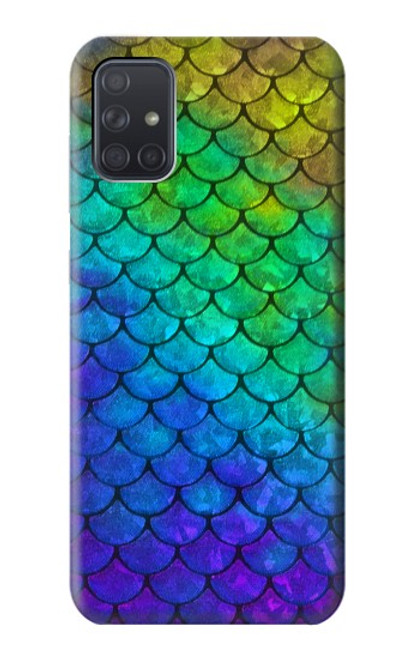 S2930 Mermaid Fish Scale Funda Carcasa Case para Samsung Galaxy A71 5G