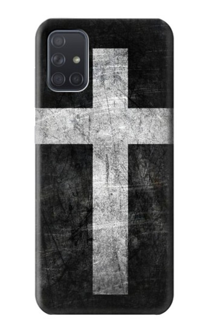 S3491 Christian Cross Funda Carcasa Case para Samsung Galaxy A71 5G