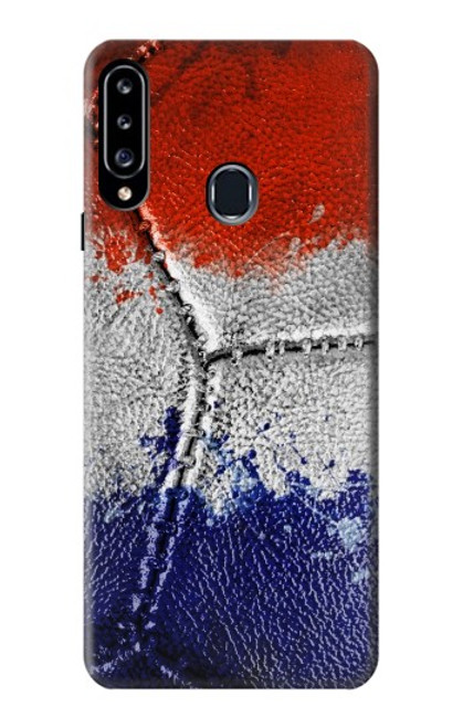 S3304 France Flag Vintage Football Graphic Funda Carcasa Case para Samsung Galaxy A20s